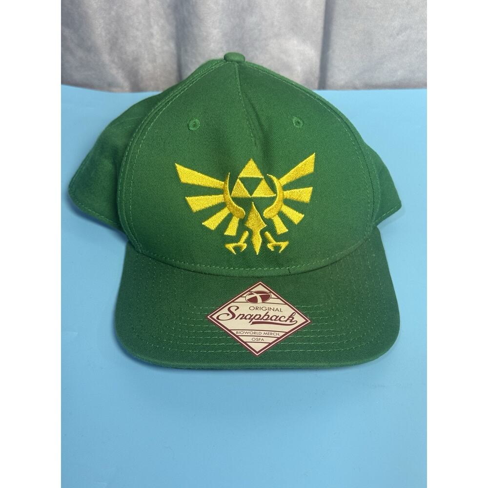 Zelda adjustable Hat Cap Nintendo Flat Bill Green 2016